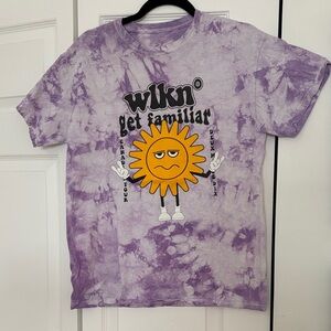 Purple Tie-Dye Short Sleeve Tee